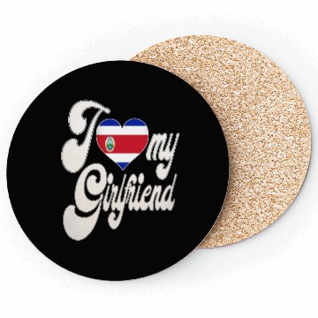 Discover CRI Love My Costa Rican Girlfriend Coasters