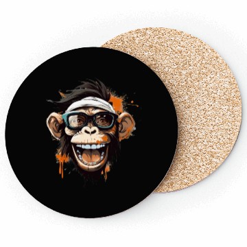 Discover Street Art Monkey Urban Rap Street Monkey Coasters