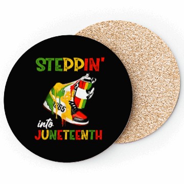 Discover Stepg Into Junenth 1865 Pride Black African Americ Coasters
