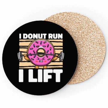 Discover Fitness Donut Donut Gym Coasters