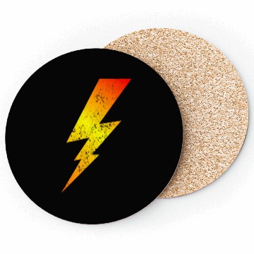 Discover Fire Bolt Lightning | Bolt Graphic Coasters