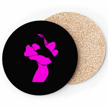 Discover Flower Girl Pink Coasters