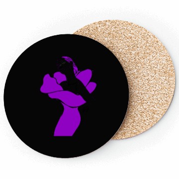 Discover Flower girl purple Coasters