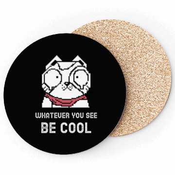 Discover Cool Whatever You See Bee Cool Surprised Terrified Coasters