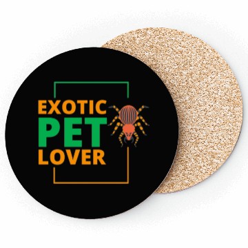 Discover Exotic Pet Lover Spider Coasters