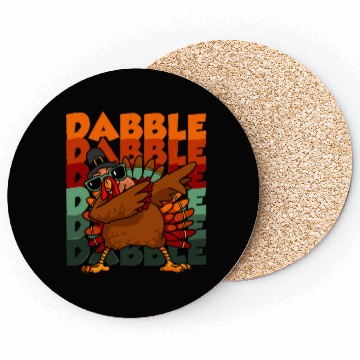 Discover Dabbing Turkey Coasters Thanksgiving Dabble