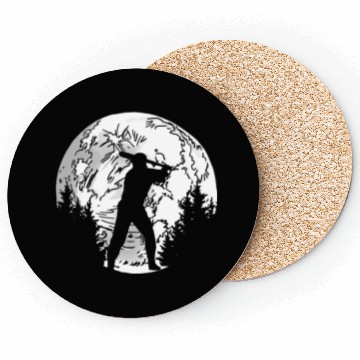 Discover Softball Moon Coasters