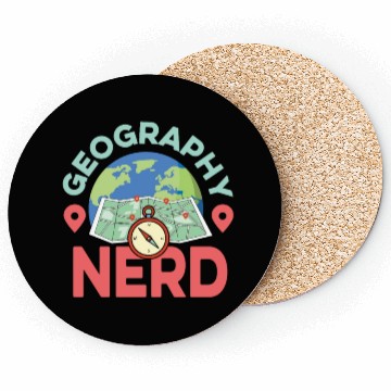Discover Geography Nerd History Professor Gift Coasters