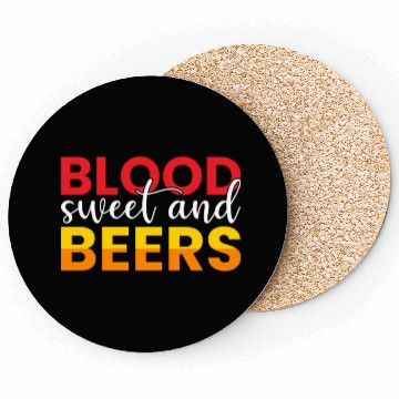 Discover BLOOD SWEAT AND BEERS Coasters