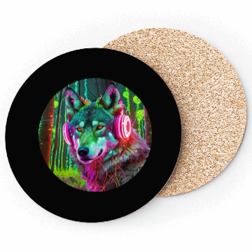 Discover Electric Wilderness Glow 2 Coasters