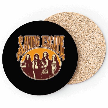Discover Saving Escape band concert temp Coasters