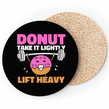 Discover Fitness Donut Donut Gym Coasters