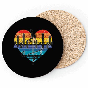 Discover Valentine's day heartbeat Coasters