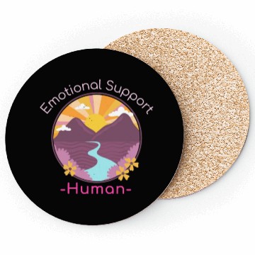 Discover EMOTIONAL SUPPORT HUMAN Nature Coasters
