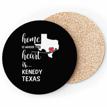 Discover Kenedy County Texas Is Where My Heart Is Gift Coasters