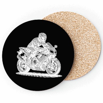 Discover Motorcycle Fast Road Machines Lovers Coasters