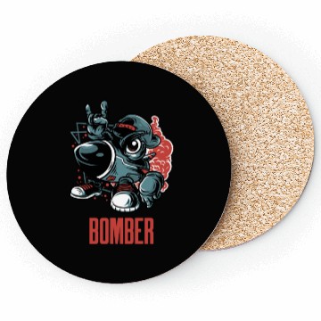 Discover Street Style Bomber Rocket Aircraft Coasters