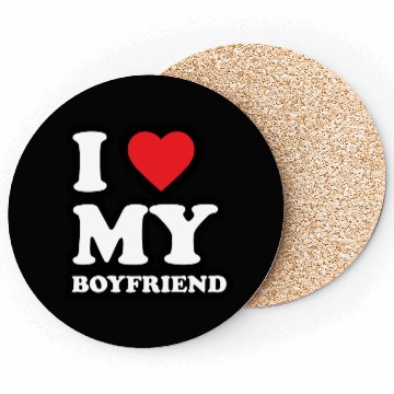 Discover I love my Boyfriend Coasters
