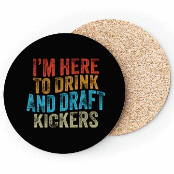 Discover Fantasy Football Party Drink Draft Kickers Coasters