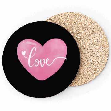Discover Pink heart Coasters