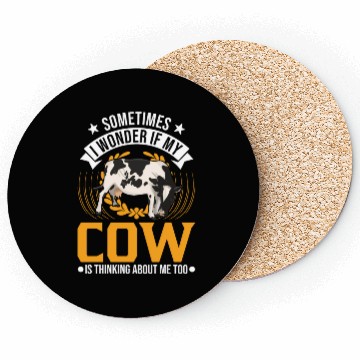 Discover Cow Cattle Breeder Farmer Cows Coasters