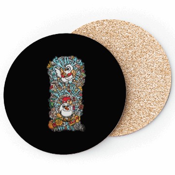 Discover Feathered Friends Collection: Adorable Turkey Cart Coasters