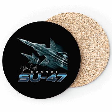 Discover Sukhoi SU-47 the Golden Eagle Russian Fighterjet Coasters