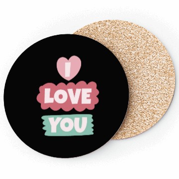 Discover I Love You Coasters