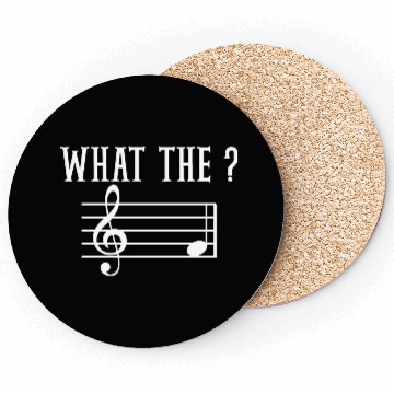 Discover What The F Musical Note Coasters