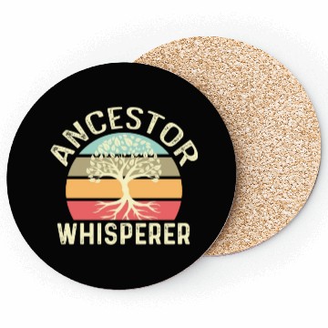 Discover Ancestor Whisperer Librarian or Historian Gift Coasters
