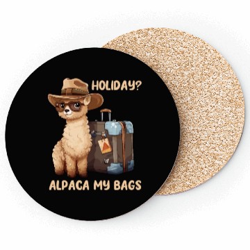 Discover Holiday? Alpaca My Bags Coasters