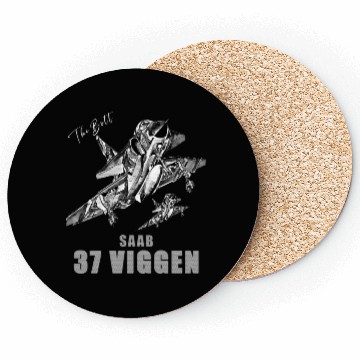 Discover Saab 37 Viggen Swedish Multi Combat Aircraft Coasters