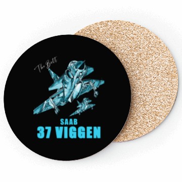 Discover Saab 37 Viggen Swedish Multi Combat Aircraft Coasters