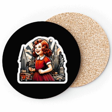 Discover Annie's Vintage NYC Metropolis Melody Coasters