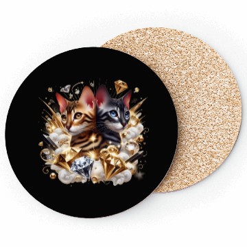 Discover Fabulous Bengal Kittens Coasters