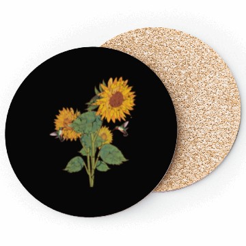 Discover Sunflower summer vibes Coasters
