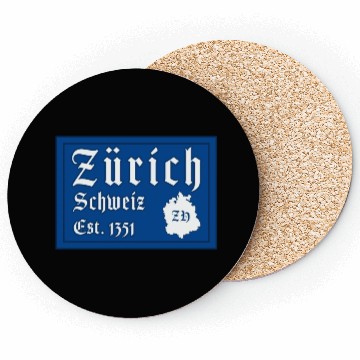 Discover Zürich Switzerland Coasters