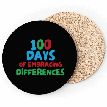 Discover 100 Days Of Embracing Differences Cool Education Coasters