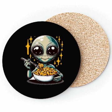 Discover Galaxy Mac and Cheese | Sci-fi Comfort Food Gifts Coasters