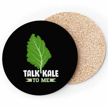 Discover Embrace Veganism with Kale and Vegetables Coasters