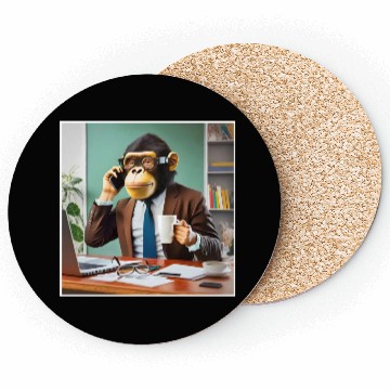 Discover Monkey in business Coasters