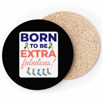 Discover Down Syndrome Awareness Extra Fabulous Coasters