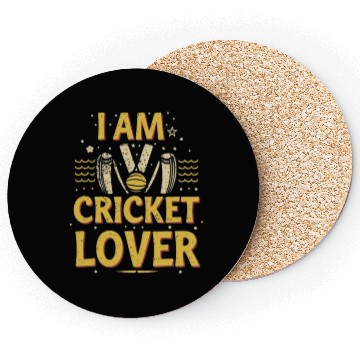 Discover i am cricket lover Coasters