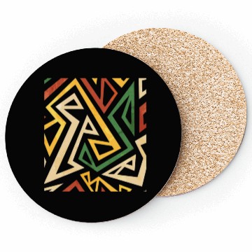 Discover African Pattern, Ethnic, Black, Tribal Coasters