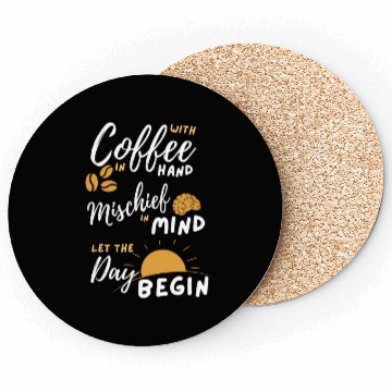 Discover Coffee and Mindfulness Inspirational Design Coasters