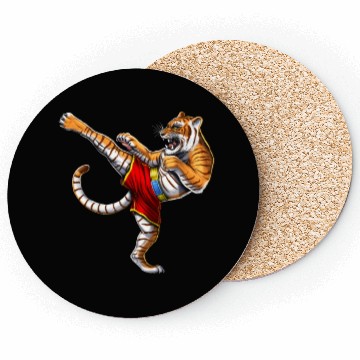 Discover Tiger Muay Thai Fighter Coasters