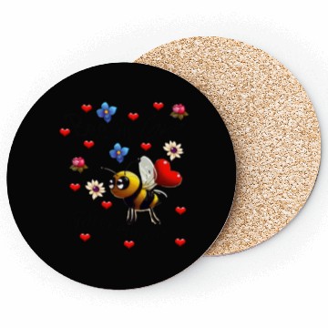 Discover bee in love forevermore Coasters