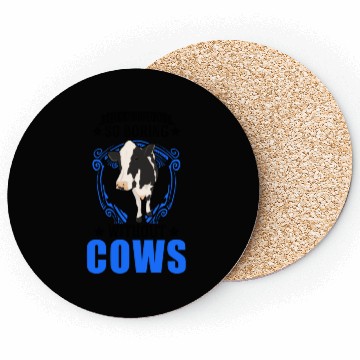 Discover Cow Cattle Breeder Farmer Cows Coasters
