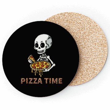Discover Cheesy Laughs: Pizza Apparel Coasters