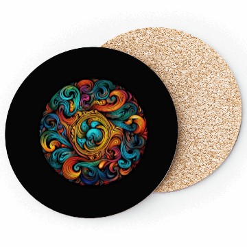 Discover Abstract Spectrum Spiral Coasters